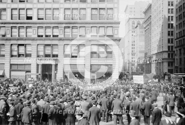 May Day Parade - Union Sq., 1913, 1913. Creator: Bain News Service.