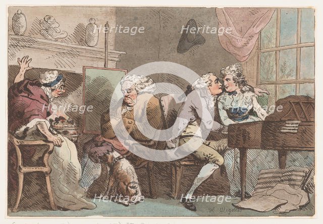 The Detection, June 15, 1796., June 15, 1796. Creator: Thomas Rowlandson.