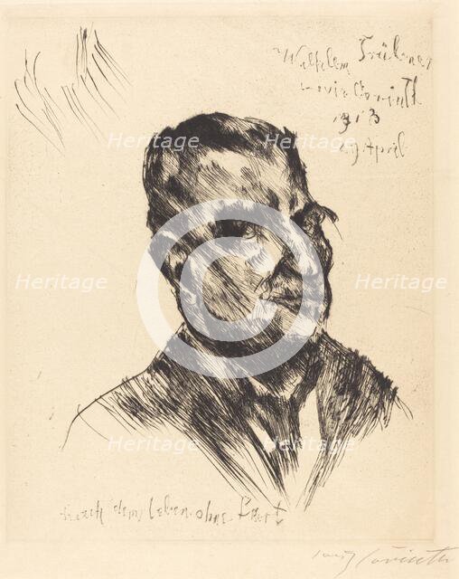 Wilhelm Trübner, 1913. Creator: Lovis Corinth.