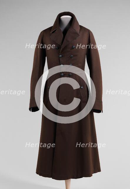 Overcoat, American, 1835-45. Creator: Unknown.