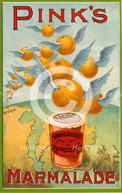 Pink's Marmalade, 19th century. Artist: Unknown