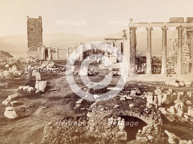 The Cistern on the Acropolis, Athens, 1870. Creator: Petros Moraites.