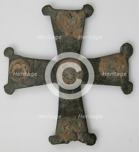 Cross, Byzantine, 9th-12th century. Creator: Unknown.