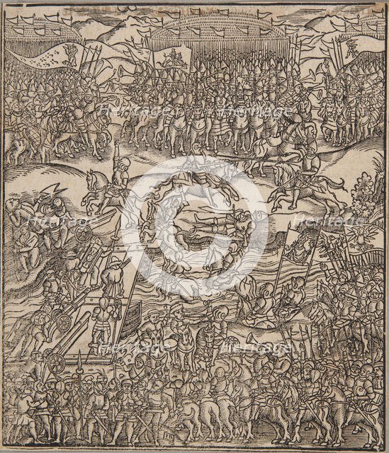 The Battle of Orsha in 1514, Second half of the16th cen. Creator: Siebeneicher, Jakub (ca 1557-1604).