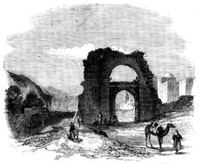 An Excursion from Tunis to Zowan - Roman and Saracen Entrance-Gate to Zowan...1858. Creator: Unknown.