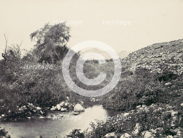 The Fountain of Jerico and Probable Site of the City, ca. 1857. Creator: Francis Frith.