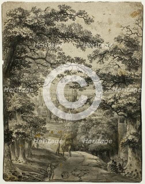 View of City from Road on Hill, n.d. Creator: Jan Looten.