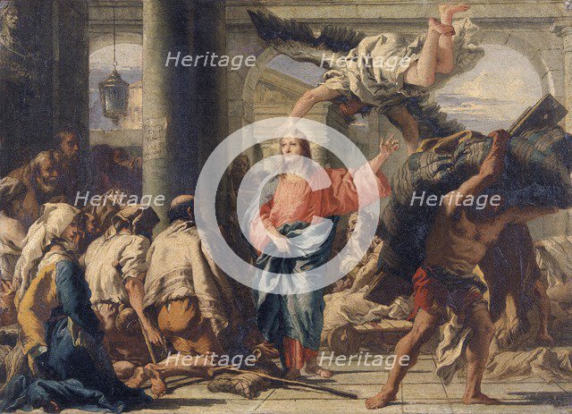 'Christ at the pool of Bethesda', 1780. Artist: Giovanni Domenico Tiepolo.