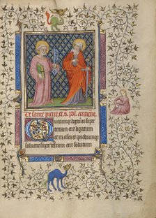 Saints Peter and Paul; Book of Hours, about 1410. Creator: Unknown.