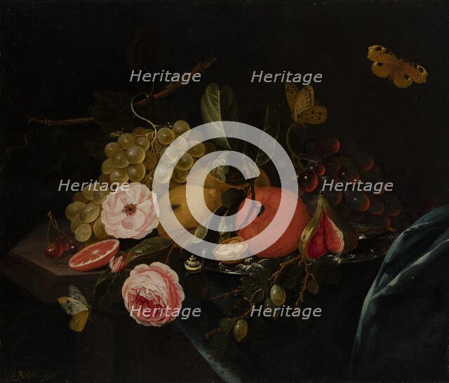 Still Life, 1650-1699. Creator: J Bruning.