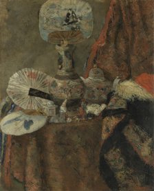 Still Life with Chinoiseries, 1880. Creator: James Ensor.