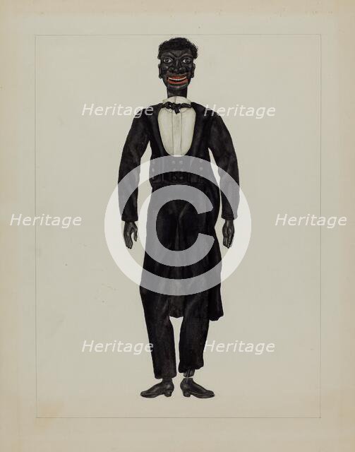 Minstrel Puppet, c. 1937. Creator: Verna Tallman.