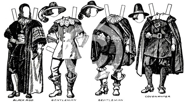 'The Great Gallery of Historic Costume: Some Dresses of Charles The First's Time, c1934. Artist: Unknown.