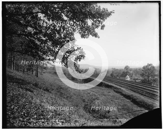 Huntley, N.J., looking north, between 1890 and 1901. Creator: Unknown.