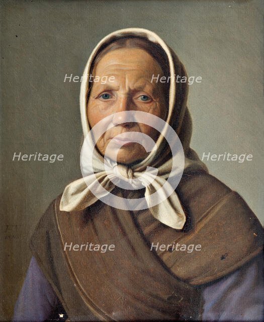Fisherman's wife from Hornbæk, 1883. Creator: Frederik Vermehren.