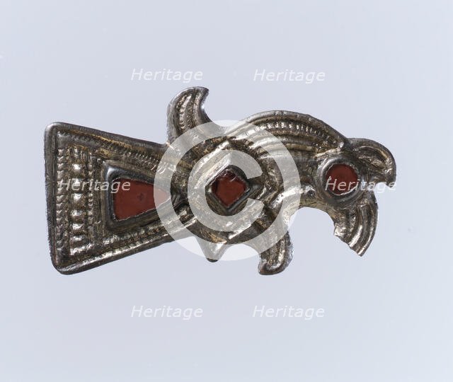 Bird-Shaped Brooch, Frankish, late 6th century. Creator: Unknown.