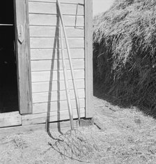 Hay forks, Northern Oregon farm, Morrow County, Oregon, 1939. Creator: Dorothea Lange.
