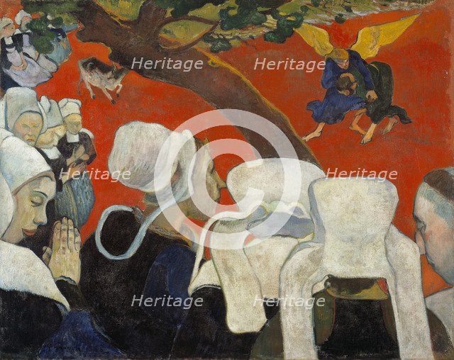 Vision after the Sermon (Jacob Wrestling with the Angel), 1888.