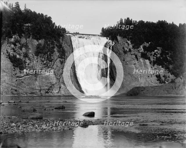 Montmorency Falls, Province of Quebec, between 1890 and 1901. Creator: Unknown.
