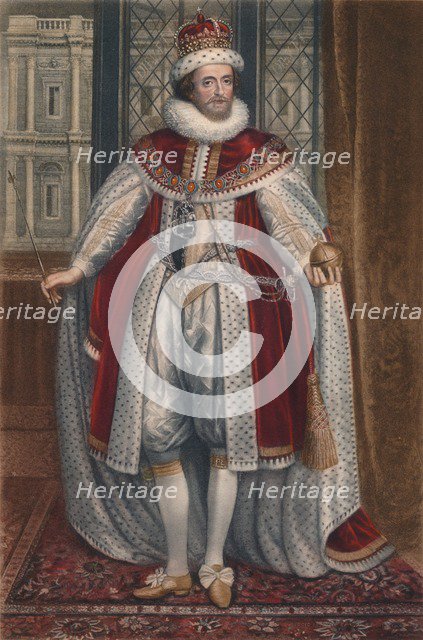 'King James I of England and VI. of Scotland', 1620, (1904). Artist: Paulus van Somer.