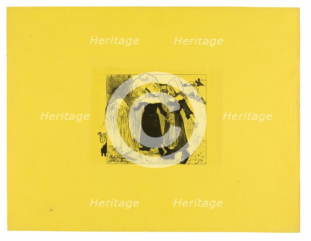 Joies de Bretagne (Joys of Brittany), from the Volpini Suite, 1889. Creator: Paul Gauguin.