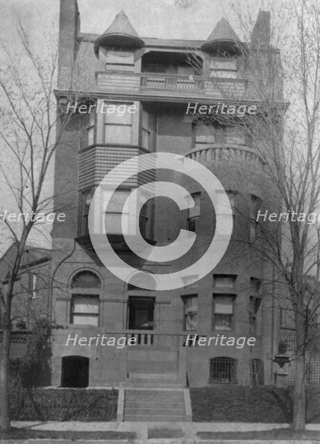 Sunset Cox House, Washington, D.C., 1900?. Creator: Frances Benjamin Johnston.