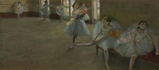 Dancers In The Classroom, c1880. Creator: Edgar Degas.