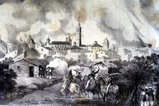 1st Carlist War from 1833 to 1840, Castellón de la Plana is attacked by the army of Don Carlos du…