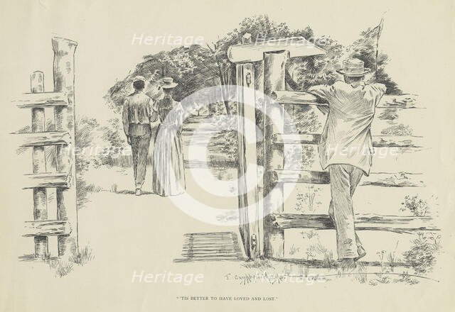 Tis better to have loved and lost, 1899. Creator: Jay Campbell Phillips.