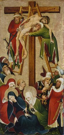 The Descent from the Cross (recto), 1420. Creator: Anon.