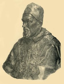 Bust of Pope Innocent X, c1690, (1881). Creator: Bernard Collier.