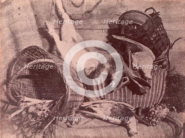 Nature morte au lièvre, 1853. Creator: Unknown.