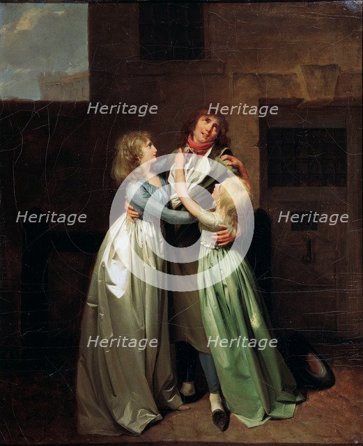 'A Mournful Parting', 1780s. Artist: Louis Leopold Boilly