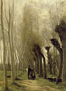 The Willows of Marissel, 1857. Creator: Jean-Baptiste-Camille Corot.