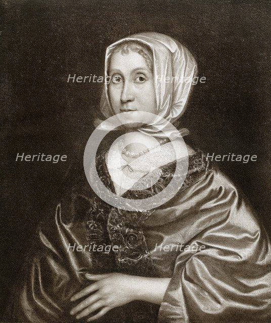 Elizabeth Steward, mother of Oliver Cromwell, 17th century, (1899). Artist: Unknown