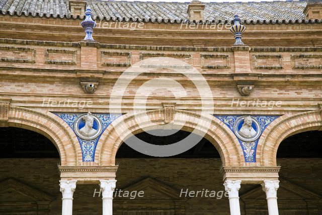 Plaza de Espana, Seville, Andalusia, Spain, 2007. Artist: Samuel Magal
