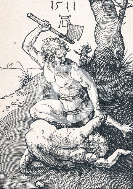 'Cain slaying Abel', 1511 (1906). Artist: Albrecht Durer.