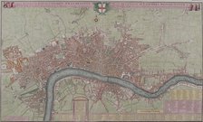 Map of London, 1725. Artist: Anon