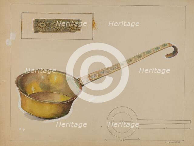 Ladle, 1935/1942. Creator: A. Zaidenberg.