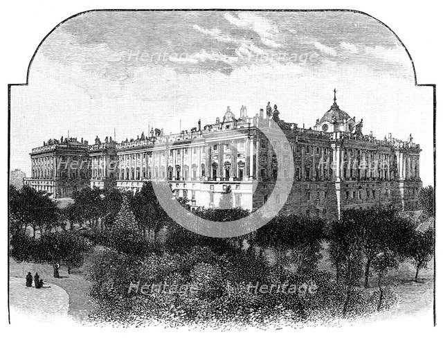 The Royal Palace, Madrid, Spain, 1900. Artist: Unknown