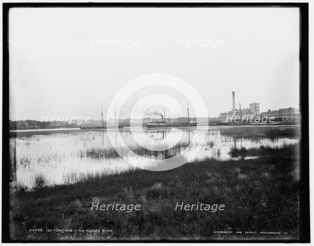 De Pere, Wis., view across river, c1898. Creator: Unknown.