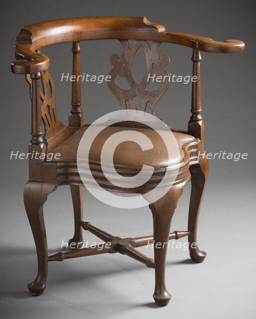 Roundabout Chair, between 1750 and 1770. Creator: Unknown.