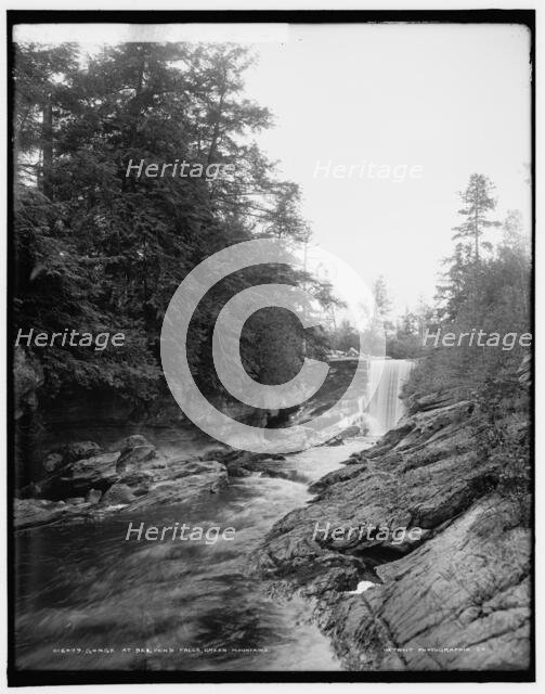 Gorge at Belden's Falls, Green Mountains, between 1900 and 1906. Creator: Unknown.