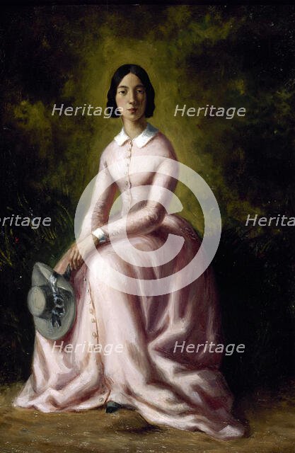 Pauline Viardot. Creator: Jean Francois Maurice Sand.