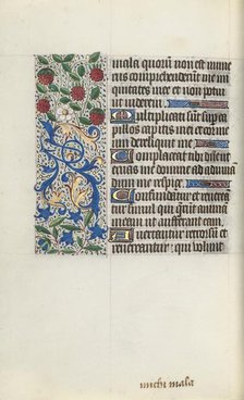 Book of Hours (Use of Rouen): fol. 126v, c. 1470. Creator: Master of the Geneva Latini (French, active Rouen, 1460-80).