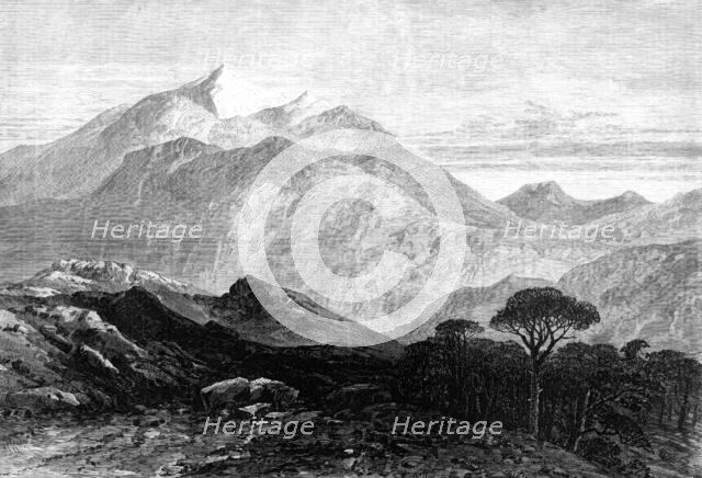 Mount Pentelicus, from the height above Marathon, near the haunt of the Greek brigands, 1870. Creator: Unknown.