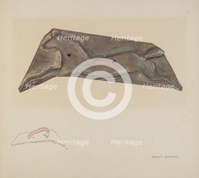 Cookie Cutter, c. 1941. Creator: Adolph Opstad.