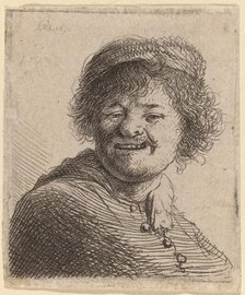 Self-Portrait in a Cap: Laughing, 1630. Creator: Rembrandt Harmensz van Rijn.