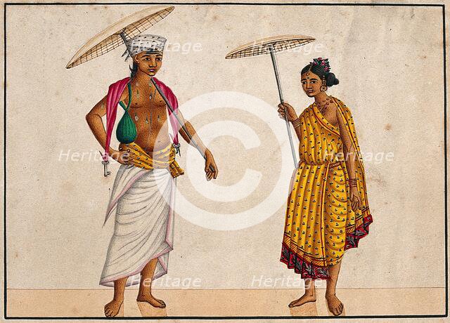 Brahman merchant couple. Creator: Unknown.