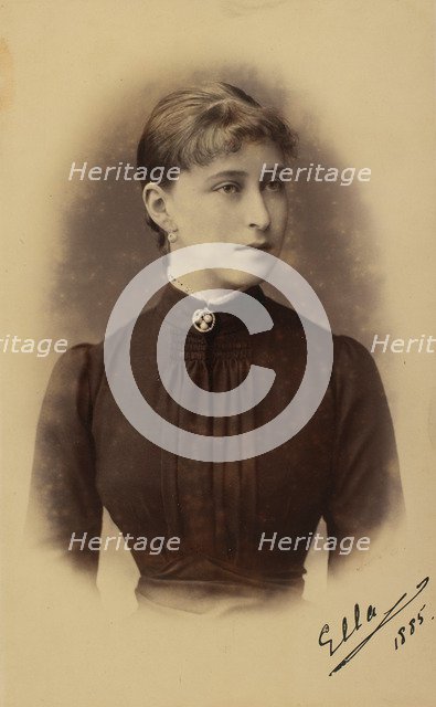 Portrait of Grand Duchess Elizaveta Fyodorovna (1864-1918), Princess Elizabeth of Hesse and by Rhine